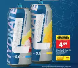 Biedronka Piwo Lech Free 0% Hydrate 0,5 l oferta