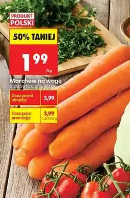 Biedronka marchew na wage oferta