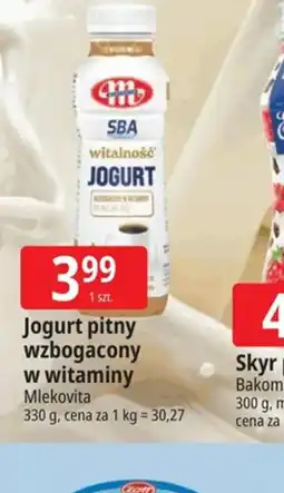 E.Leclerc Jogurt pitny wzbogacony w witaminy Mlekovita oferta