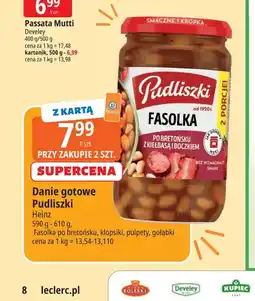 E.Leclerc Fasolka Po Bretońsku Z Kiełbasą I Boczkiem oferta