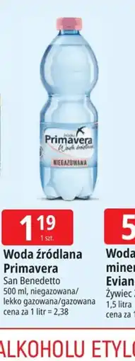 E.Leclerc Woda źródlana Primavera oferta