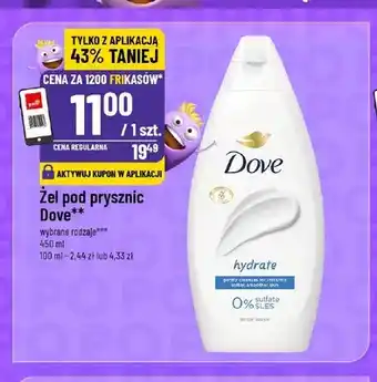 Żel pod prysznic Dove Hydrate