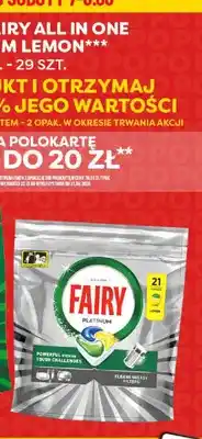 Polomarket Kapsułki do zmywarki Fairy Platinum Lemon oferta