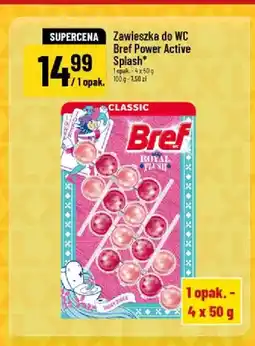 Polomarket Zawieszka do WC Bref Power Active Splash 4-pak oferta