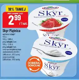Polomarket Jogurt typu islandzkiego Skyr Piątnica z truskawkami oferta