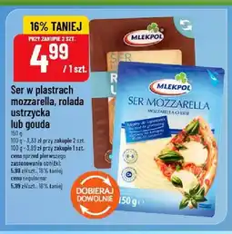 Polomarket Ser w plastrach mozzarella Mlekpol oferta