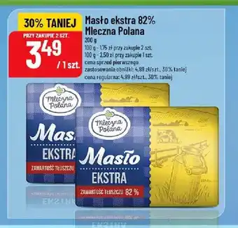 Polomarket Masło ekstra 82% Mleczna Polana oferta