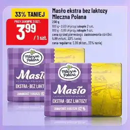 Polomarket Masło ekstra bez laktozy Mleczna Polana oferta