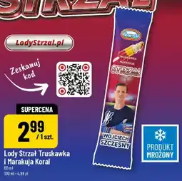 Polomarket Lody Strzał Truskawka i Marakuja Koral oferta