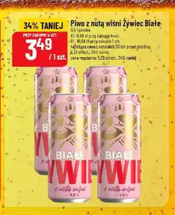 Polomarket Piwo z nutą wiśni Żywiec Białe oferta