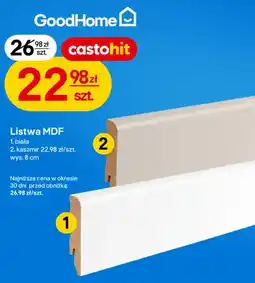 Castorama Listwa MDF GoodHome kaszmir wys. 8 cm oferta