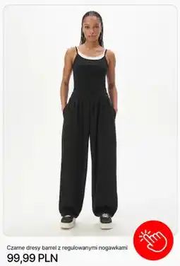 Cropp Dresy damskie Cropp czarne barrel z regulowanymi nogawkami oferta