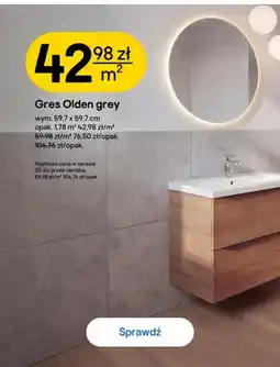 Castorama Gres Olden grey 59,7x59,7 cm oferta
