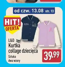 ALDI Kurtka collage dziecięca L&D oferta