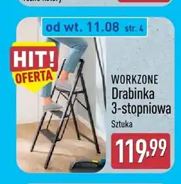 ALDI Drabinka 3-stopniowa Workzone oferta