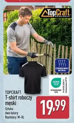 ALDI T-shirt roboczy męski TopCraft oferta