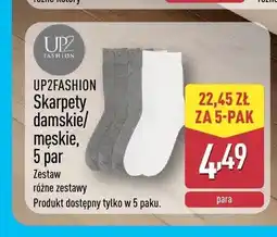 ALDI Skarpety damskie męskie 5-pak UP2FASHION oferta