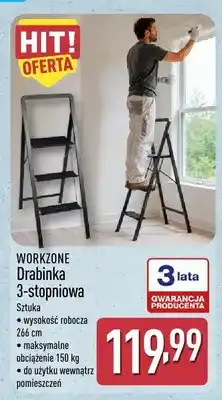 ALDI Drabinka 3-stopniowa Workzone oferta