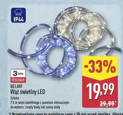 ALDI Wąż świetlny LED Belavi zimny biały oferta