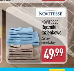 ALDI Ręczniki łazienkowe Novitesse oferta