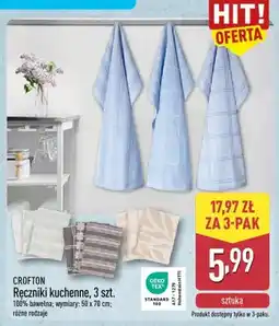 ALDI Ręczniki kuchenne Crofton 3-pak oferta