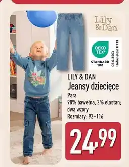 ALDI Jeansy dziecięce Lily & Dan oferta