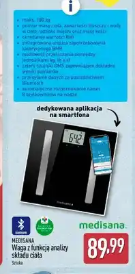 ALDI Waga z funkcją analizy składu ciała Medisana oferta