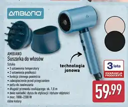 ALDI Suszarka do włosów Ambiano oferta