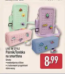 ALDI Piórnik Torebka na smartfona Live In Style oferta