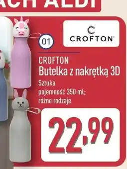 ALDI Butelka z nakrętką 3D Crofton oferta