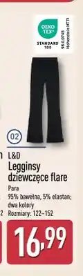 ALDI Legginsy dziewczęce flare L&D oferta