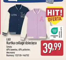 ALDI Kurtka collage dziecięca L&D oferta