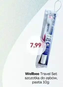 Astor Wellbee Travel Set szczotka do zębów, pasta 10g oferta