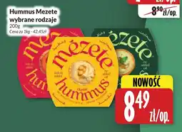 Hala Wola Hummus Mezete wybrane rodzaje oferta
