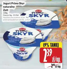 Hala Wola Jogurt Primo Skyr naturalny Zott oferta