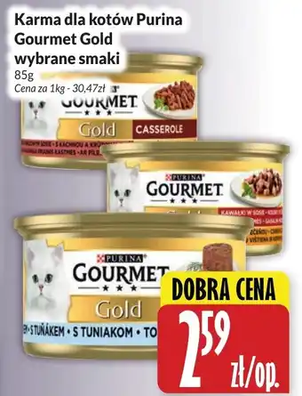Karma dla kotów Purina Gourmet Gold wybrane smaki