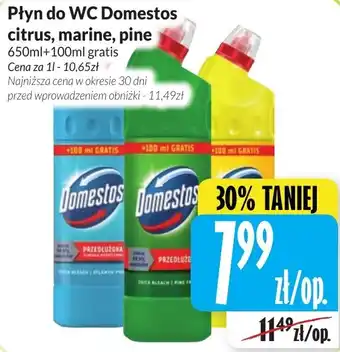 Płyn do WC Domestos citrus, marine, pine