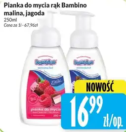 Hala Wola Pianka do mycia rąk Bambino malina, jagoda oferta