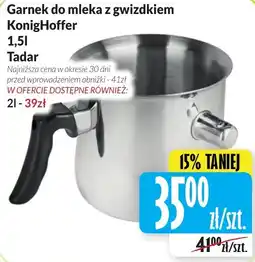 Hala Wola Garnek do mleka z gwizdkiem KonigHoffer oferta