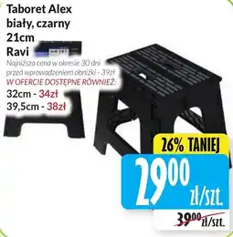 Hala Wola Taboret Alex biały, czarny oferta