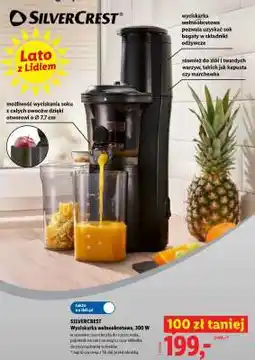 Lidl Silvercrest Wyciskarka wolnoobrotowa 300 W oferta