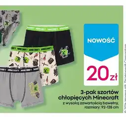 Pepco Szorty chłopięce Minecraft 3-pak oferta