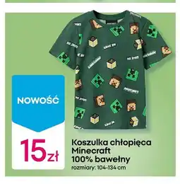 Pepco Koszulka chłopięca Minecraft oferta