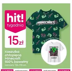 Pepco Koszulka chłopięca Minecraft wzorzysta oferta