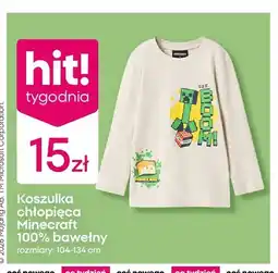Pepco Koszulka chłopięca z długim rękawem Minecraft oferta
