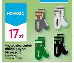 Pepco Skarpetki chłopięce Minecraft 4-pak oferta