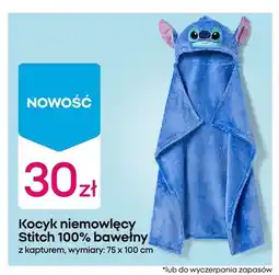 Pepco Kocyk niemowlęcy Disney Stitch oferta