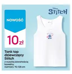 Pepco Tank top dziewczęcy Disney Stitch oferta