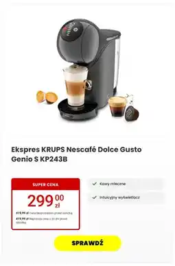 Media Expert Ekspres do kawy KRUPS Nescafé Dolce Gusto Genio S oferta
