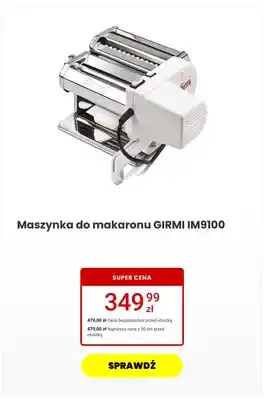 Maszynka do makaronu Girmi IM9100